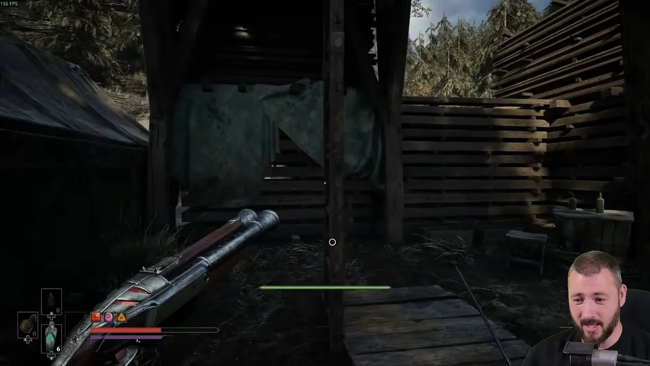 Valor Mortis ambers inside the military camp watchtower