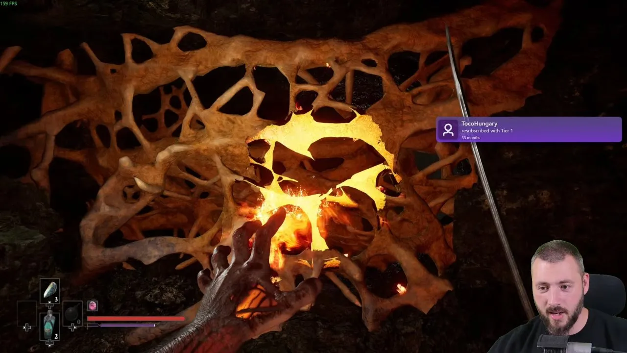 Valor Mortis side quests burning golden vines in the missing scouts cave
