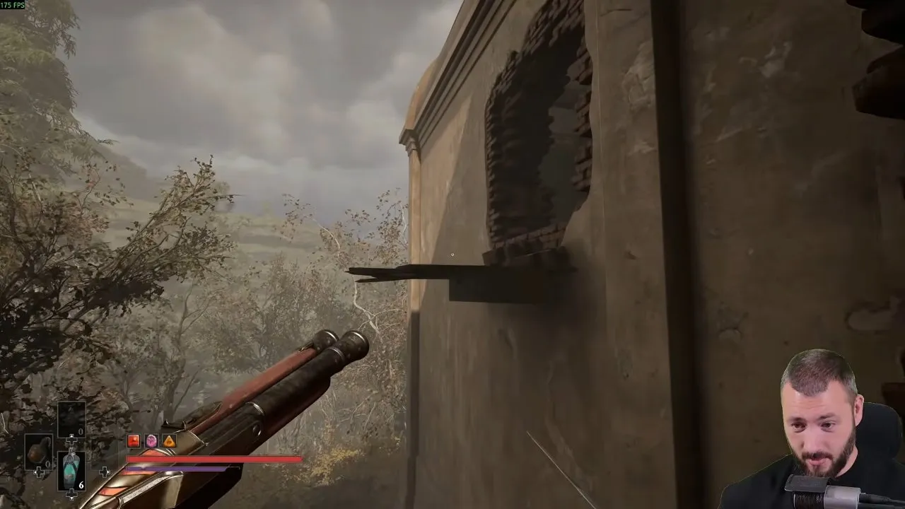 Valor Mortis weapon upgrades broken church wall section on the roof route