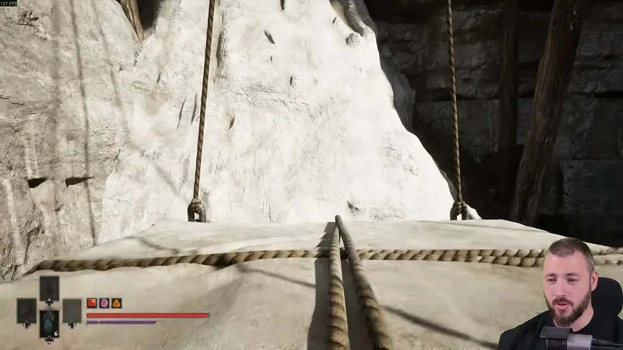 Valor Mortis weapon upgrades standing on the quarry's suspended platform